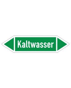Fliessrichtungspfeil-Kaltwasser-gruen-weiss