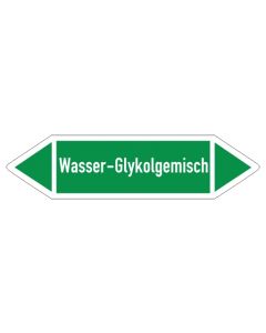 Fliessrichtungspfeil-Wasser-Glykolgemisch-gruen-weiss