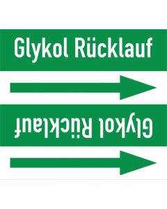 Rohrleitungskennzeichnung-Glykol-Ruecklauf-gruen-weiss