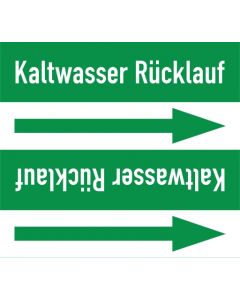 Rohrleitungskennzeichnung-Kaltwasser-Ruecklauf-gruen-weiss
