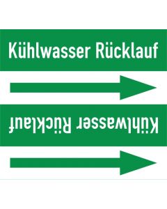 Rohrleitungskennzeichnung-Kuehlwasser-Ruecklauf-gruen-weiss