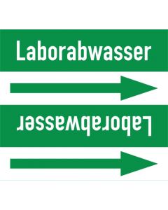 Rohrleitungskennzeichnung-Laborabwasser-gruen-weiss