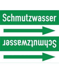 Rohrleitungskennzeichnung-Schmutzwasser-gruen-weiss
