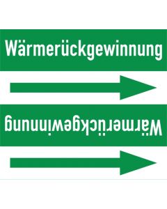 Rohrleitungskennzeichnung-Waermerueckgewinnung-gruen-weiss