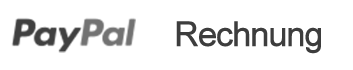 Zahlarten Paypal Rechnung